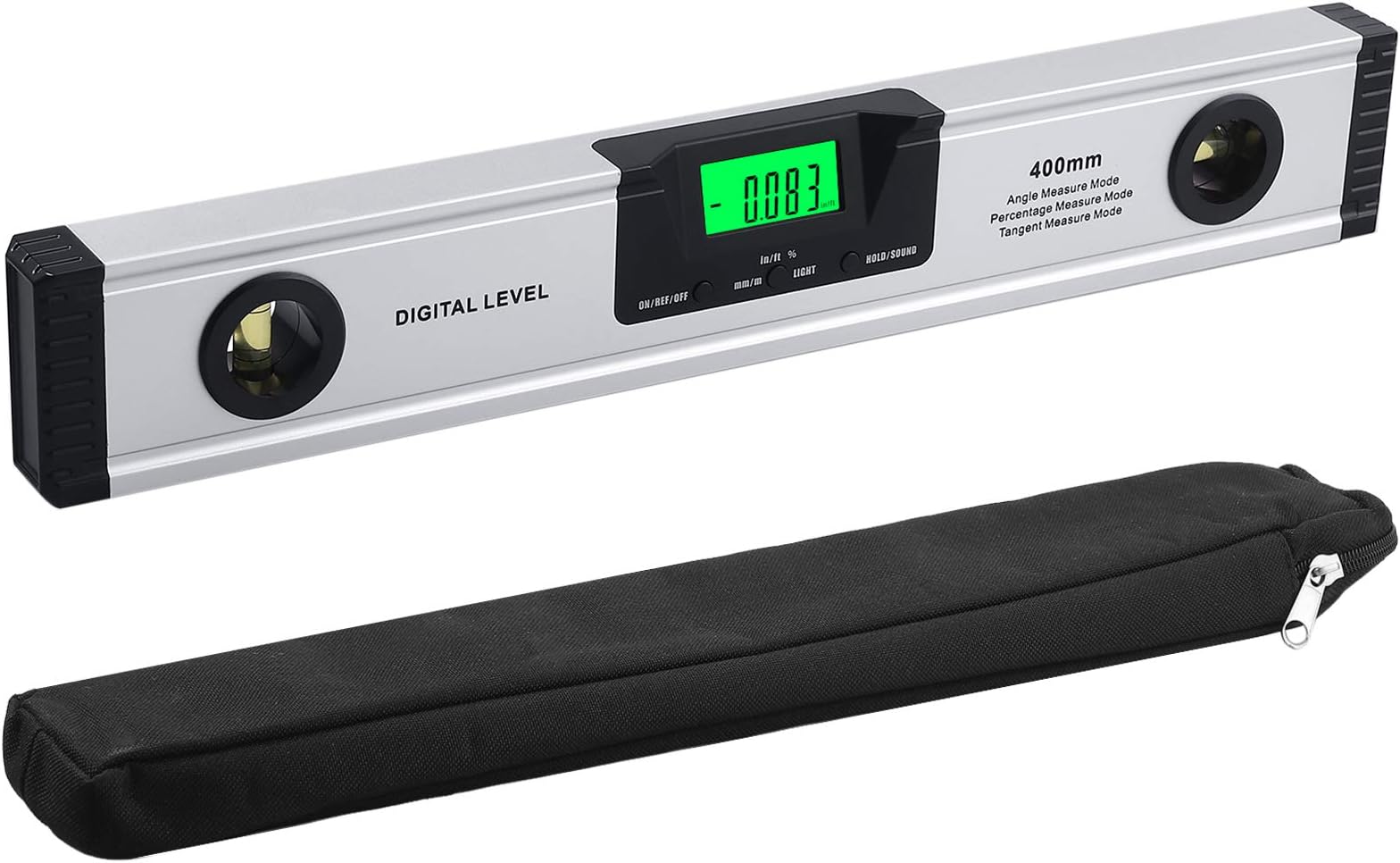 KAPRO 985D25 Niveau à Bulle Numérique Avec Fonction De Mesure D'angle Et écran LCD Rétroéclairé – Haute Précision – 25 Cm – Mesure En Degrés – Pourcentage – Mm/m