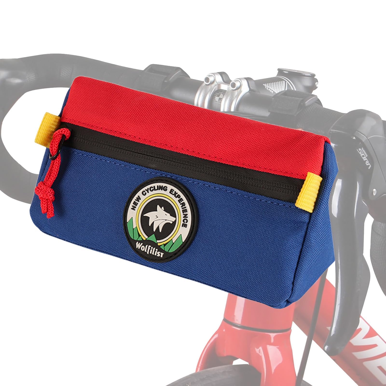 Azonee Bike Handlebar Bag, Bicycle Front Bag, Waterproof Storage Bag with Shoulder Strap for Men, Women, and Kids, Suitable for Outdoor Road and MTB Cycling