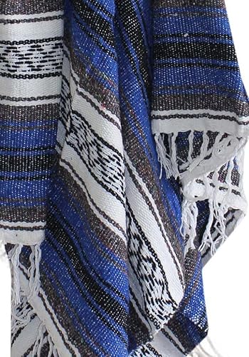 Miniatura 3 de Del Mex Classic Mexican Blanket Poncho