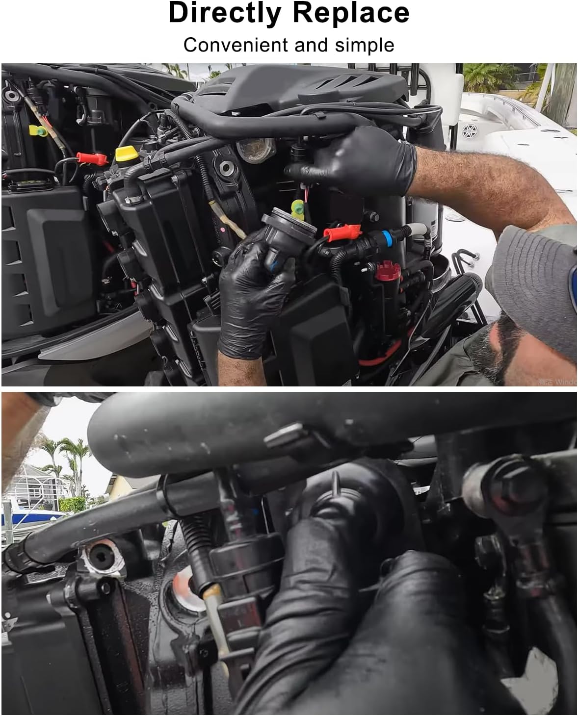 Thermostat with Housing Kit Compatible with Mercury Marine Verado 135-300 HP Outboard Motors Replaces 18-3631 8M0174561 892864T04