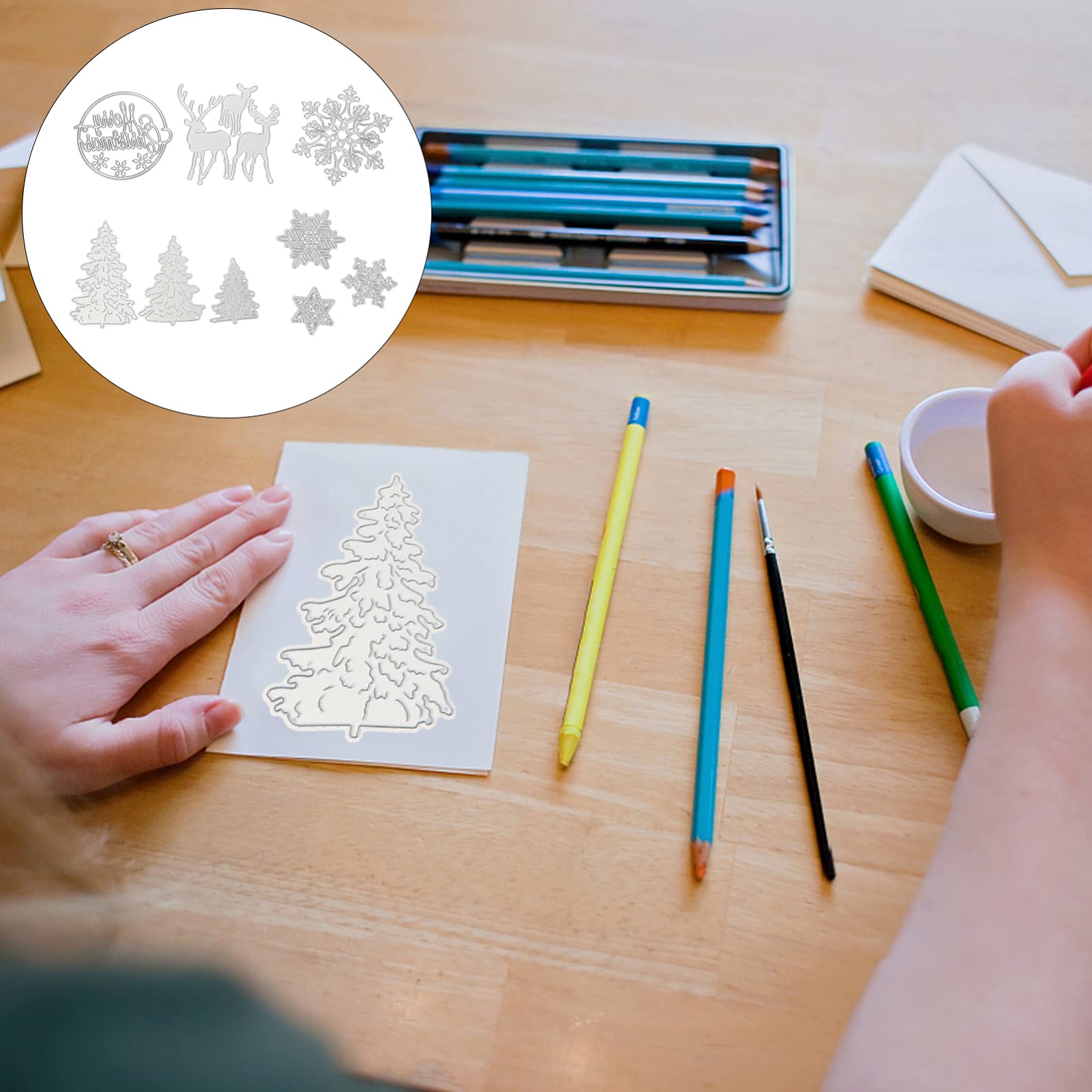 EXCEART 27 Piezas Navidad Morir Plantillas Navideñas En Relieve Troquelado Para Hacer Tarjetas Navideñas Troqueles Navideños Niño Acero Carbono Carta Cuchillo De Acero Al Carbono
