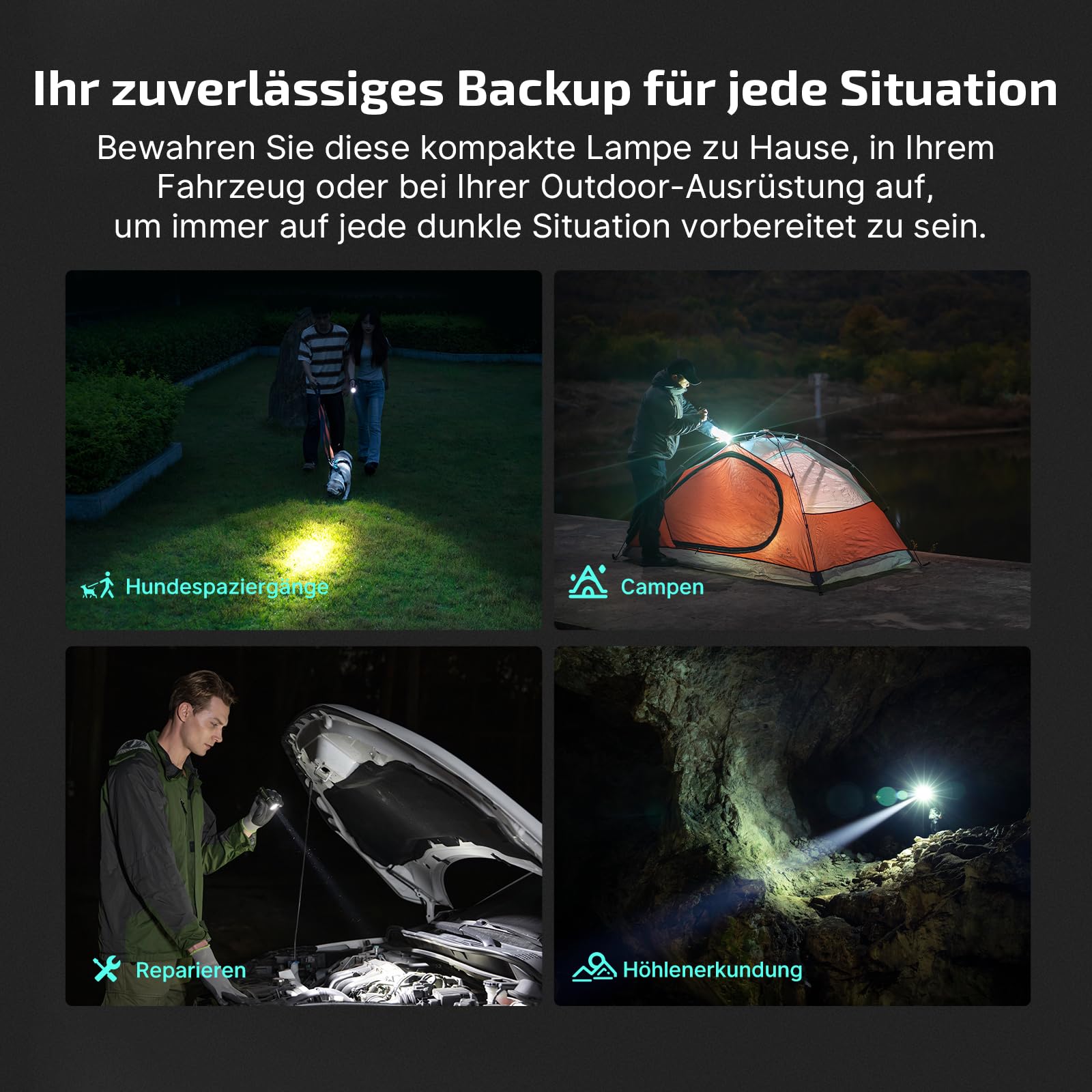 OLIGHT Baton Turbo kleine Taschenlampe 1000 Lumen bis zu 510 Meter Leuchtweite Wiederaufladbare Hanlampe mit Intelligent Anzeige, 50 Tage Laufzeit, 91g Mini Flashlight mit 5 Lichtmodi OD Grün