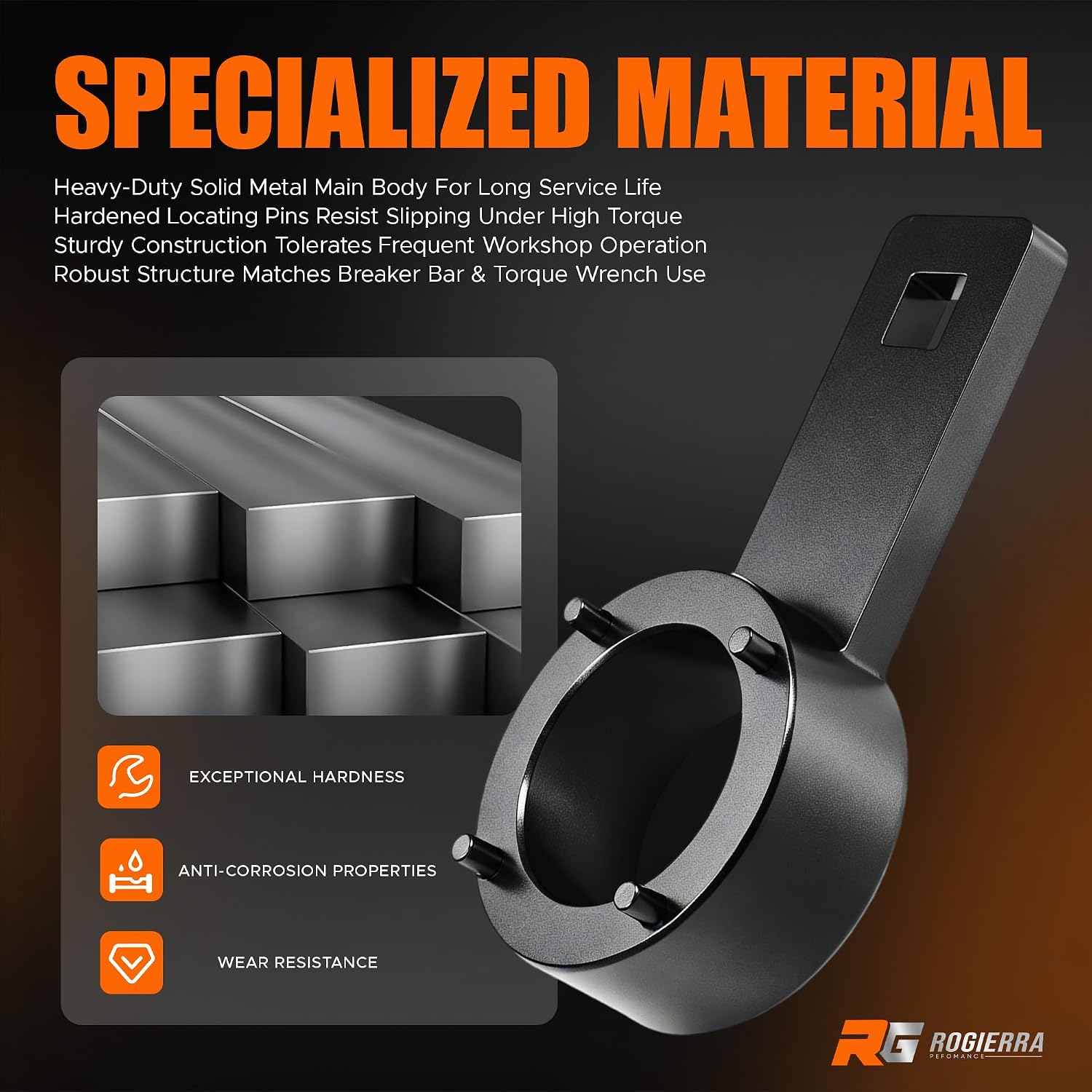 Rogierra T10355 Crankshaft Pulley Holding Wrench