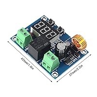 Vista 2 de Alinan 4 unids XH-M609 DC 12V-36V módulo de protección de desconexión de bajo voltaje Pantalla digital Módulo de protección de circuito