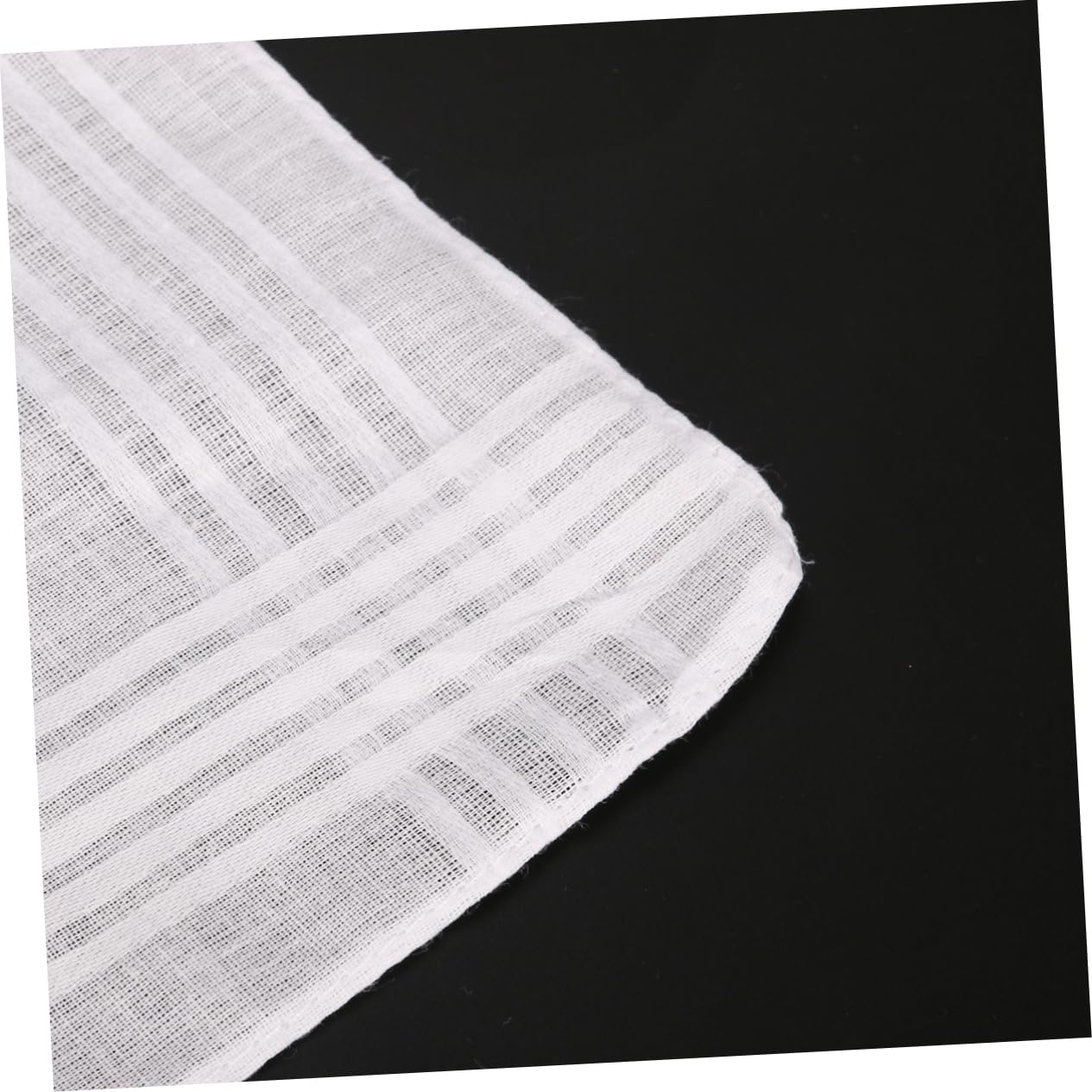 BESTYASH 12 Pack Cotton Handkerchiefs Men's Women's Kids White Handkerchiefs Reusable Soft Absorbent Handkerchief Towels for Outdoor and Indoor