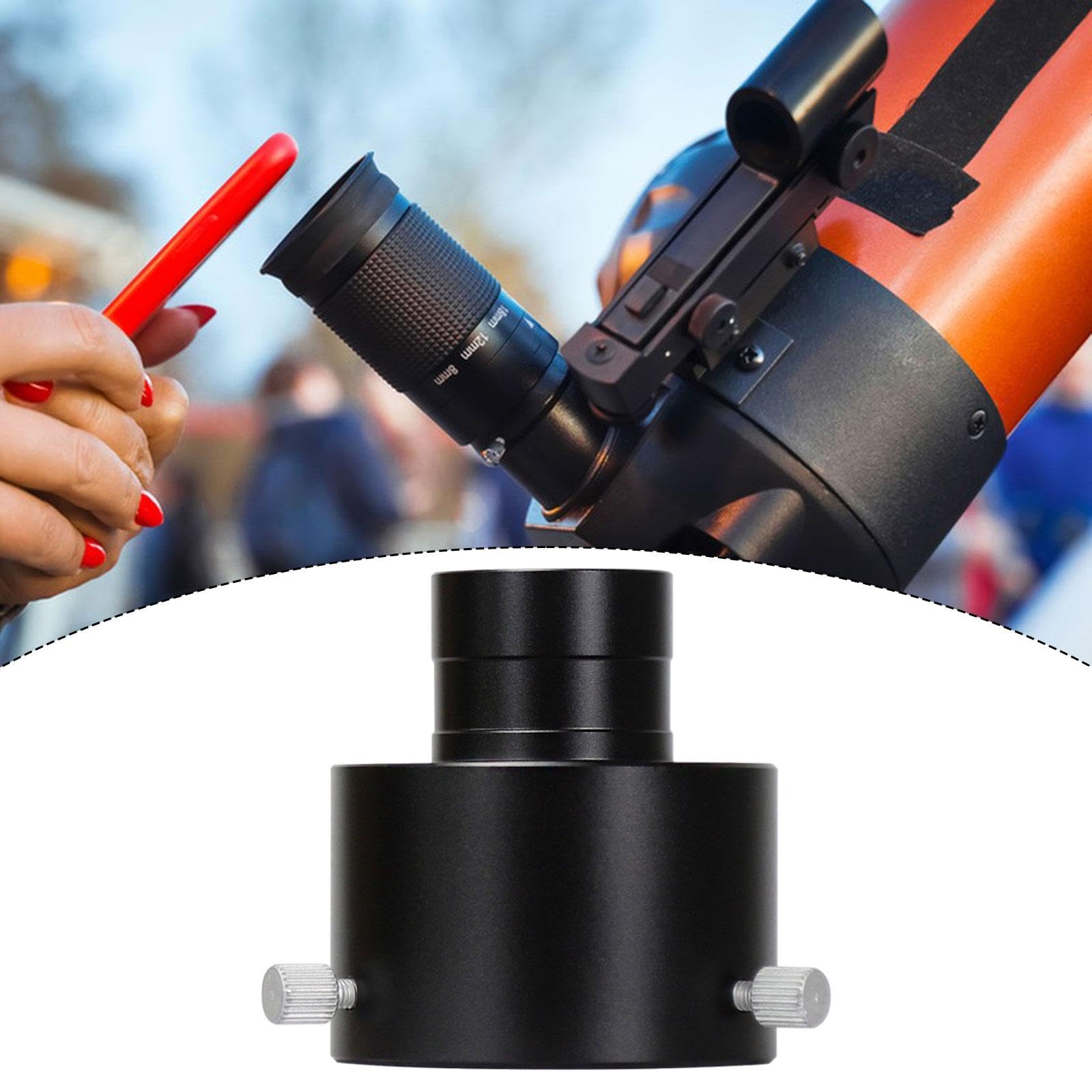 Adaptateur D'oculaire de Télescope 1,25 Pouce vers 2 Pouces, Adaptateur D'interface D'oculaire 1,25 Pouce vers 2 Pouces, Partie Métallique