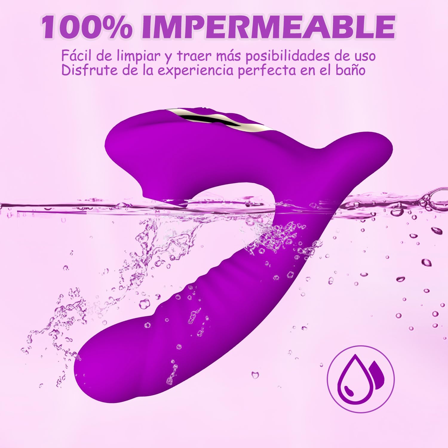 Masajeador de madera impermeable 10 modes