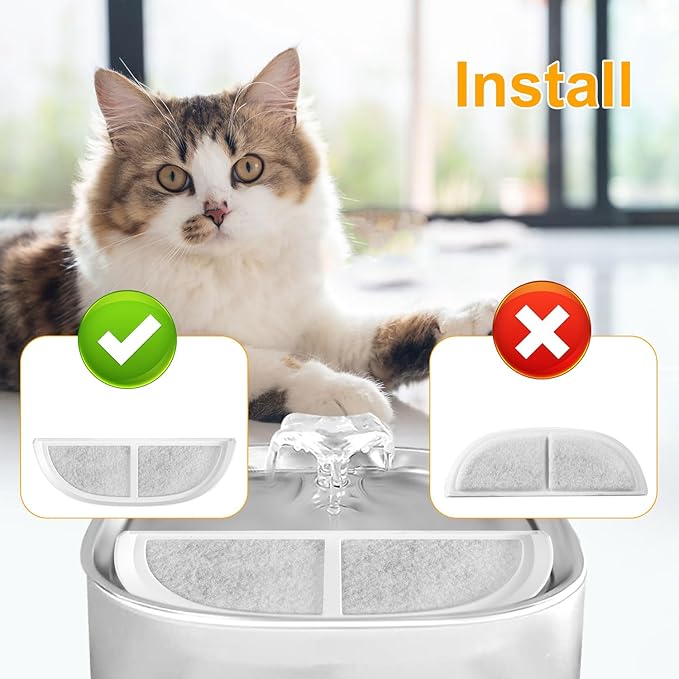 4 Repuestos Filtro Fuente Mascotas PEUTIER miniatura 4
