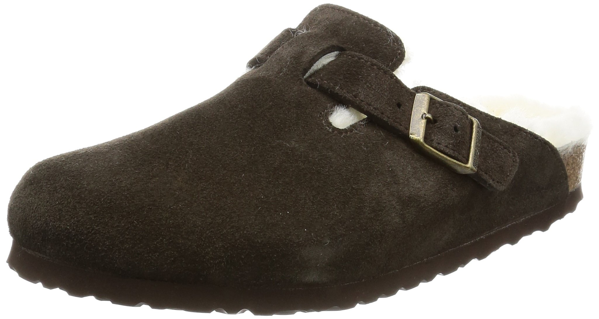 Birkenstock Boston Fell, Zoccoli Donna, Mocca, 37 EU