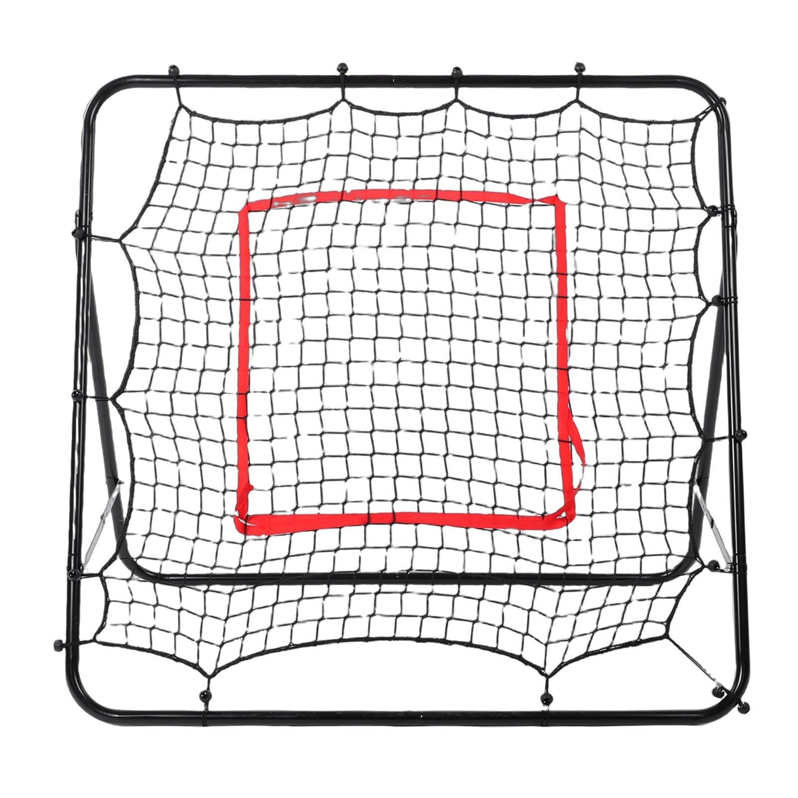 Generic Siatka do Softballu Pitch Back Net Efektywny Trening Regulowana Konstrukcja do Siatkówki Piłka Nożna Stal PE 3,94 X 3,94 Stopy