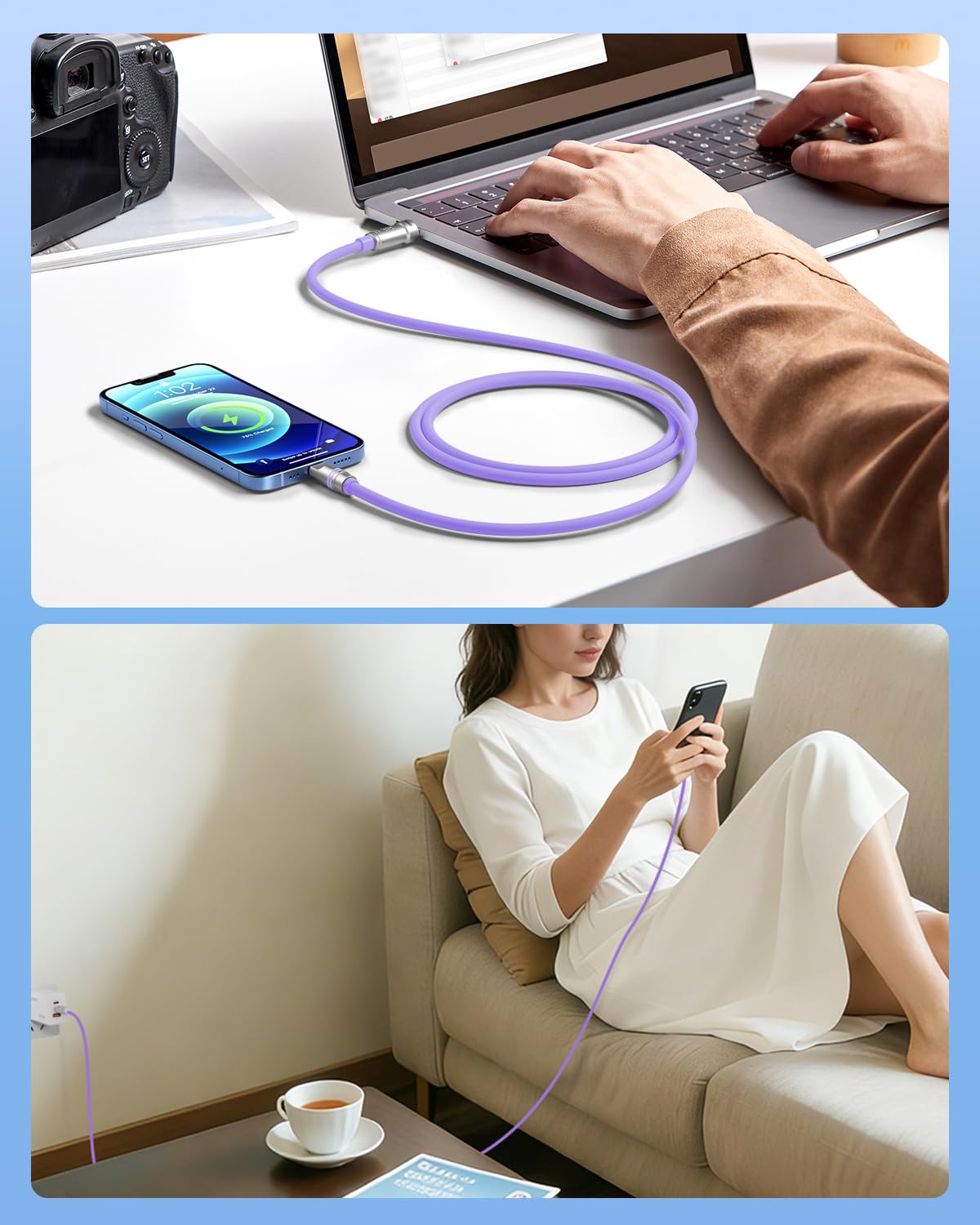 Amazon.co.jp: Hichain iPhone 充電器 USB A - ライトニングケーブル