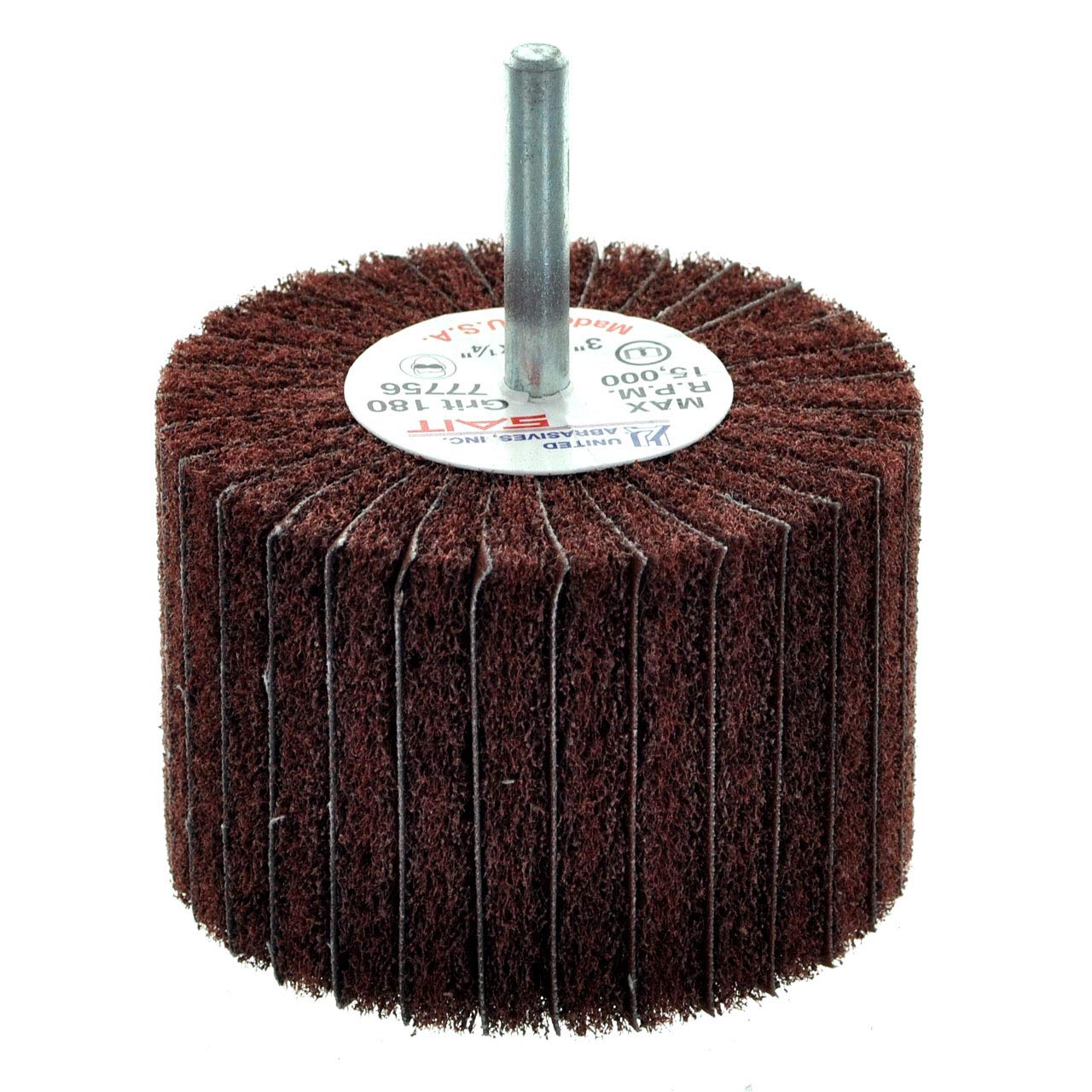 United Abrasives SAIT 77756 3X2X1/4 Non-Woven Interleaf Wheel Very Fin