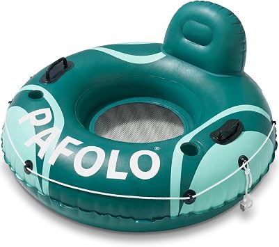 'River Tubes for Floating Heavy Duty, Pool Float Adult, 45'' Inflatable Float Tube for Beach Lake Rafting, River Floats with Mesh Bottom'