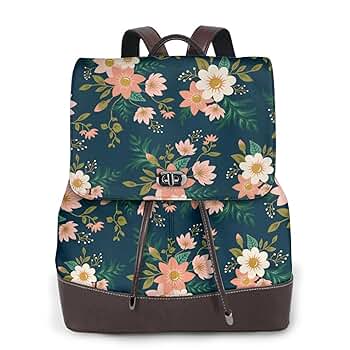 美しい商品、花柄レザーリュック手描き 美しい商品、花柄レザーリュック手描き