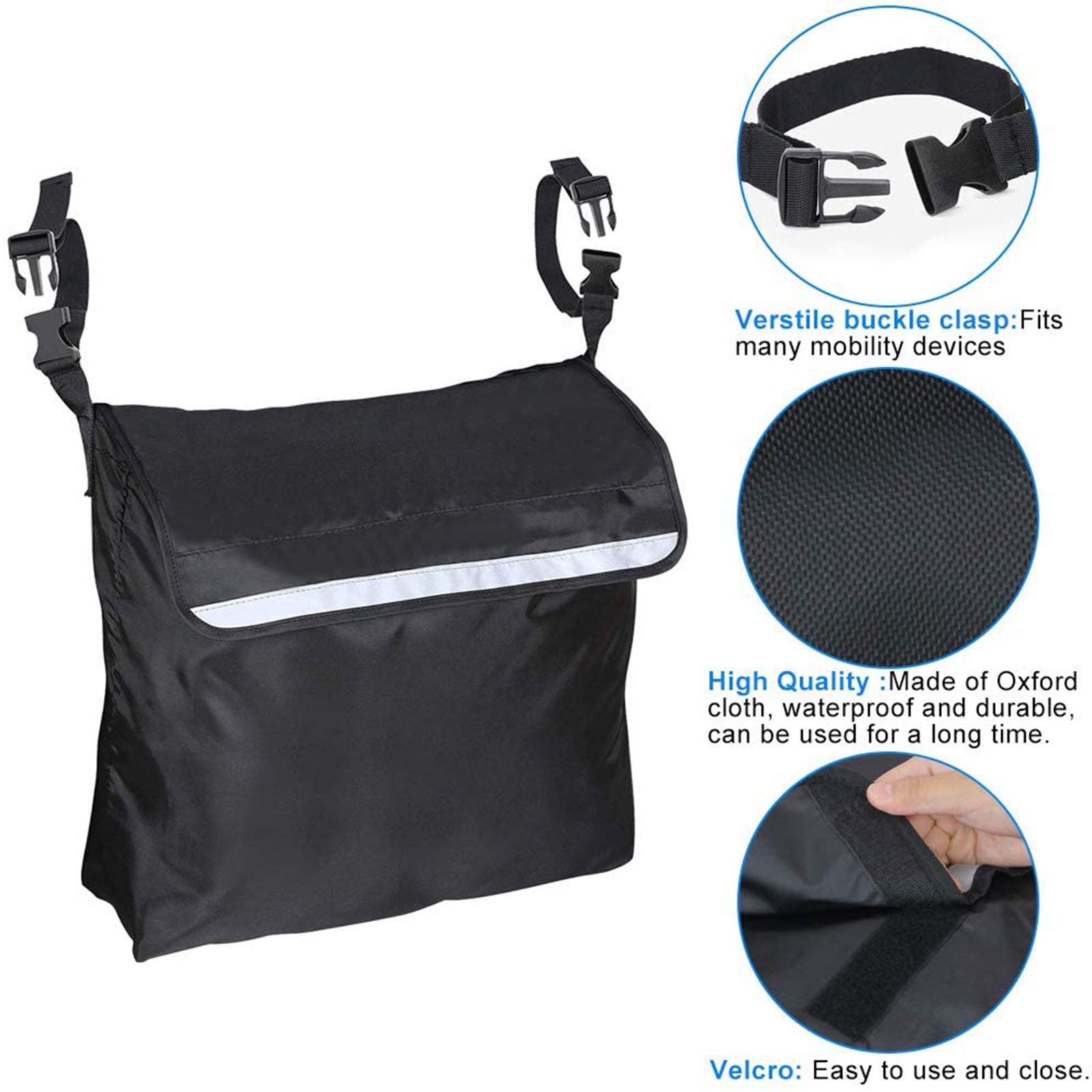 Wheelchair Backpack Storage Bag, Multi-Function Wheelchair Bag, Wheelchair Bag, Wheelchair Backpack - Image 4