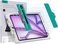 Vista 17 de ESR Protector de pantalla para iPad Pro de 11 pulgadas (2022/2021/2020/2018), protector de pantalla para iPad Air 5/4, película de vidrio templado