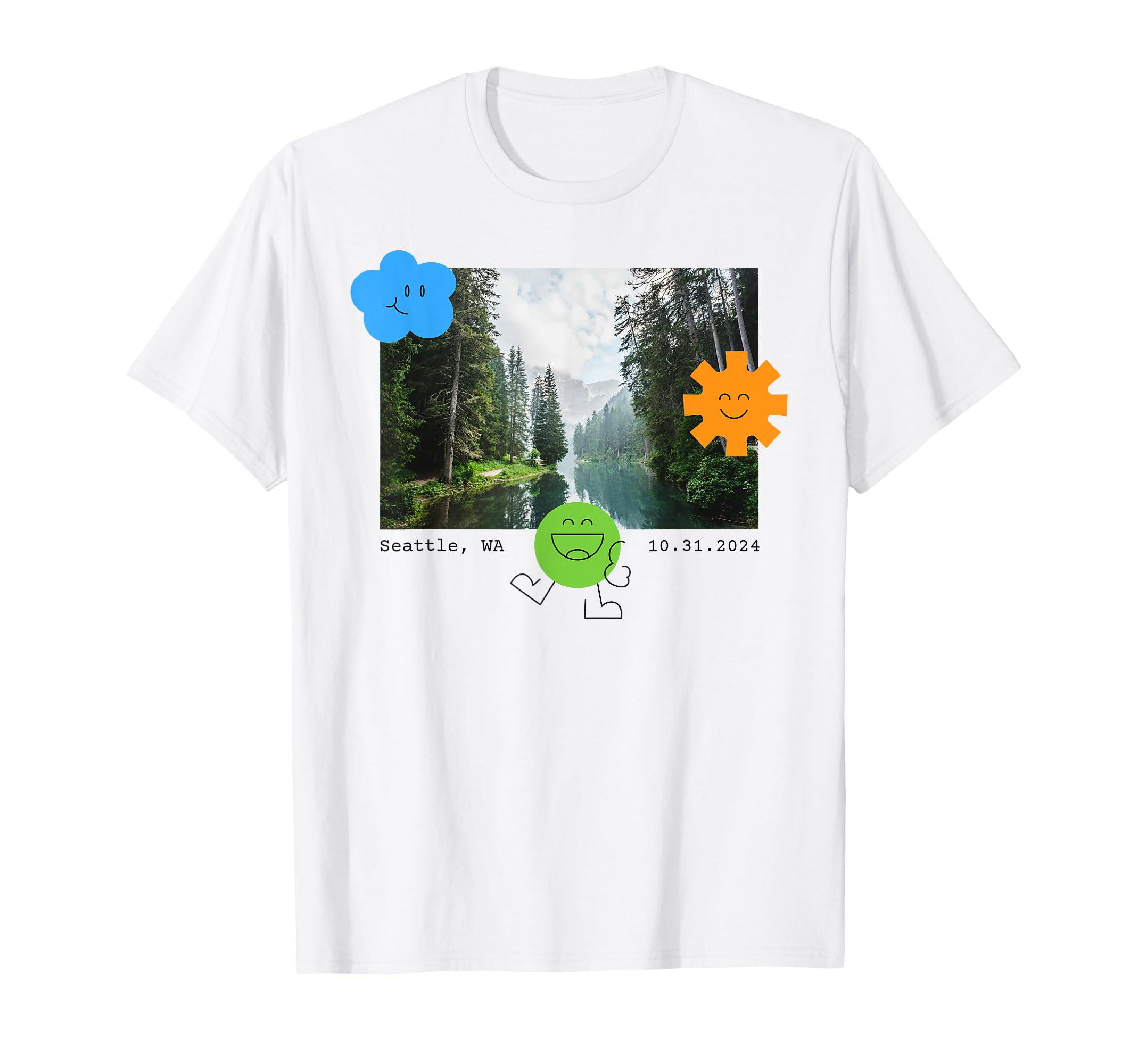 Modify by Amazon Merch on DemandCustom Fun Photo T-Shirt for Men, Women and Kids Customizable with Your Image