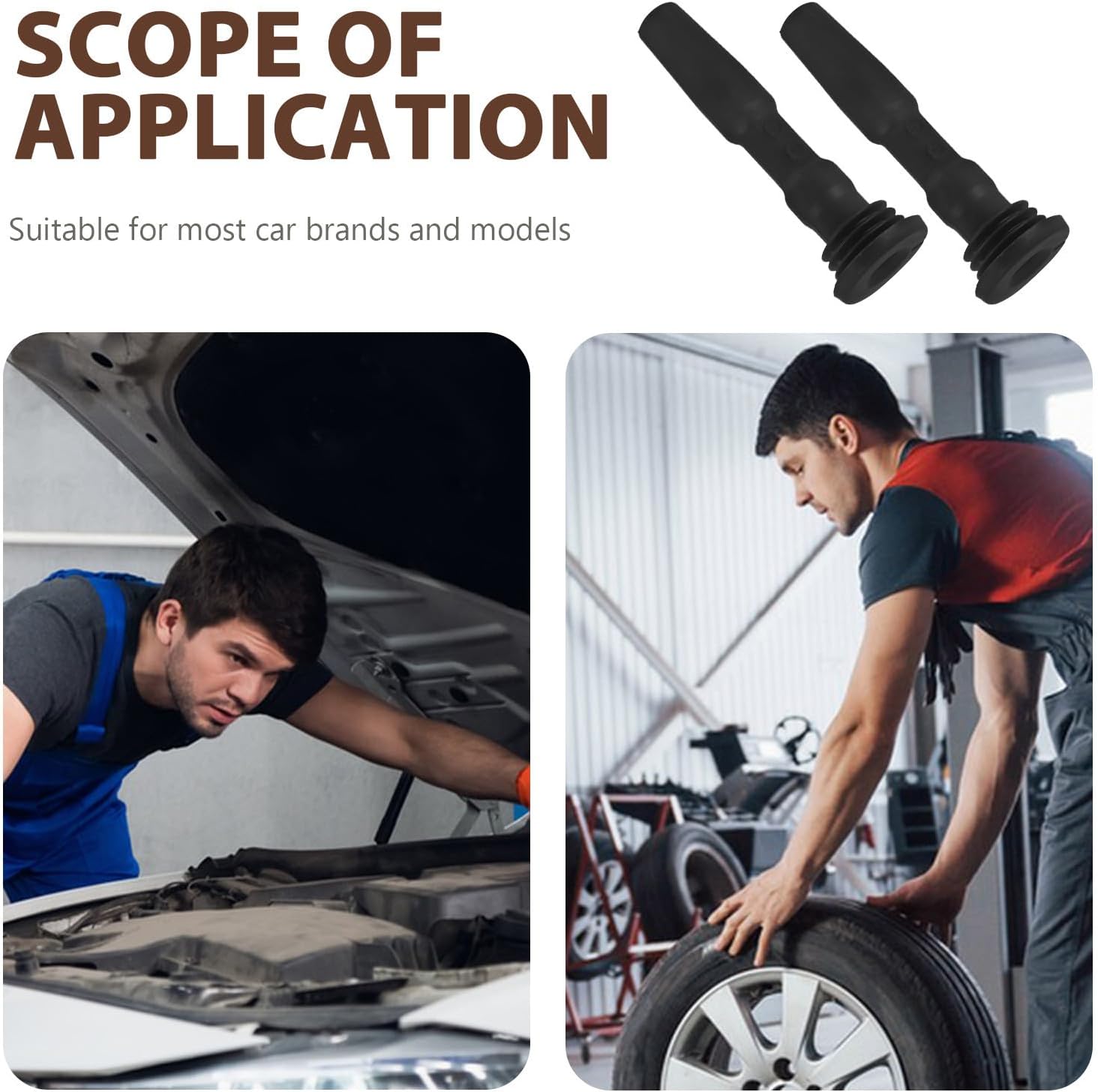 Car Ignition Coil Boot Replacement Rubber Spark Plug Boot 4pcs Ignition Coil with Wide Compatibility and Improved Efficiency for Car Engine