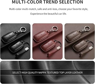 Car Key Case Cover Compatible for Geely Galaxy L7 2022-2025 L6 Max 1.5t Plus Air Pro L7 Max E8 E5 Protection Bag(Black A2)