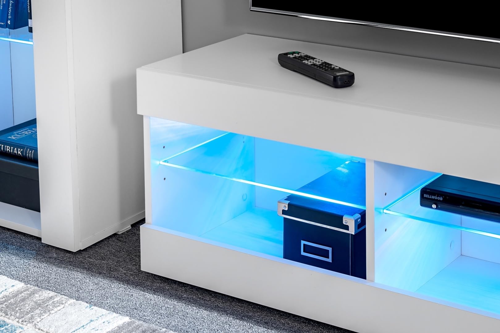 Komodee Ensemble TV Tivoli Grande A1 Blanc/Blanc 250x159x35 cm