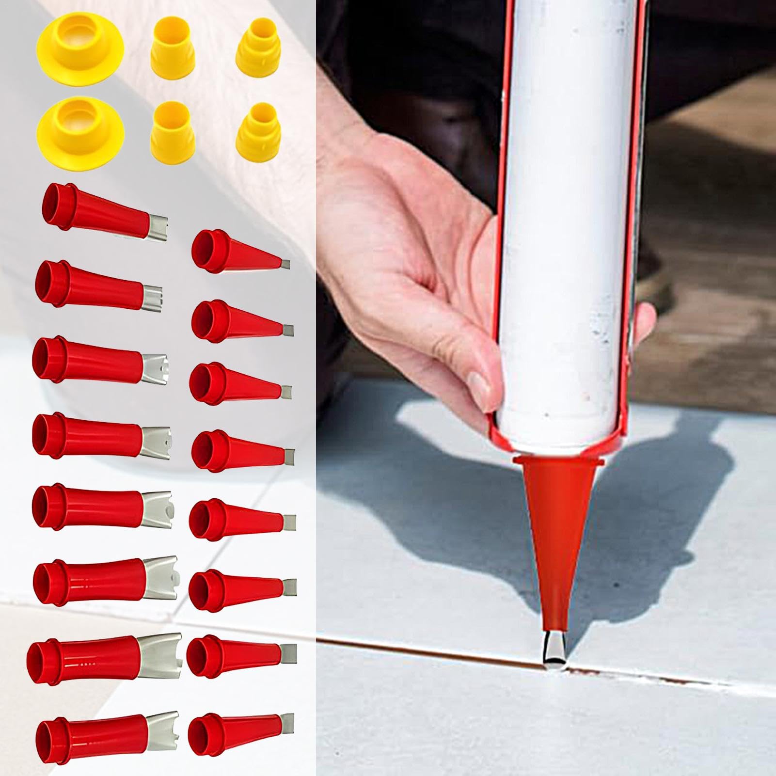 Set Silikonspitzen Kartuschenspitzen Düsen Silikonkartusche 12 Teile Set Silikonspitzen Kartuschenspitzen Düsen Silikonkartusche 12 Teile
