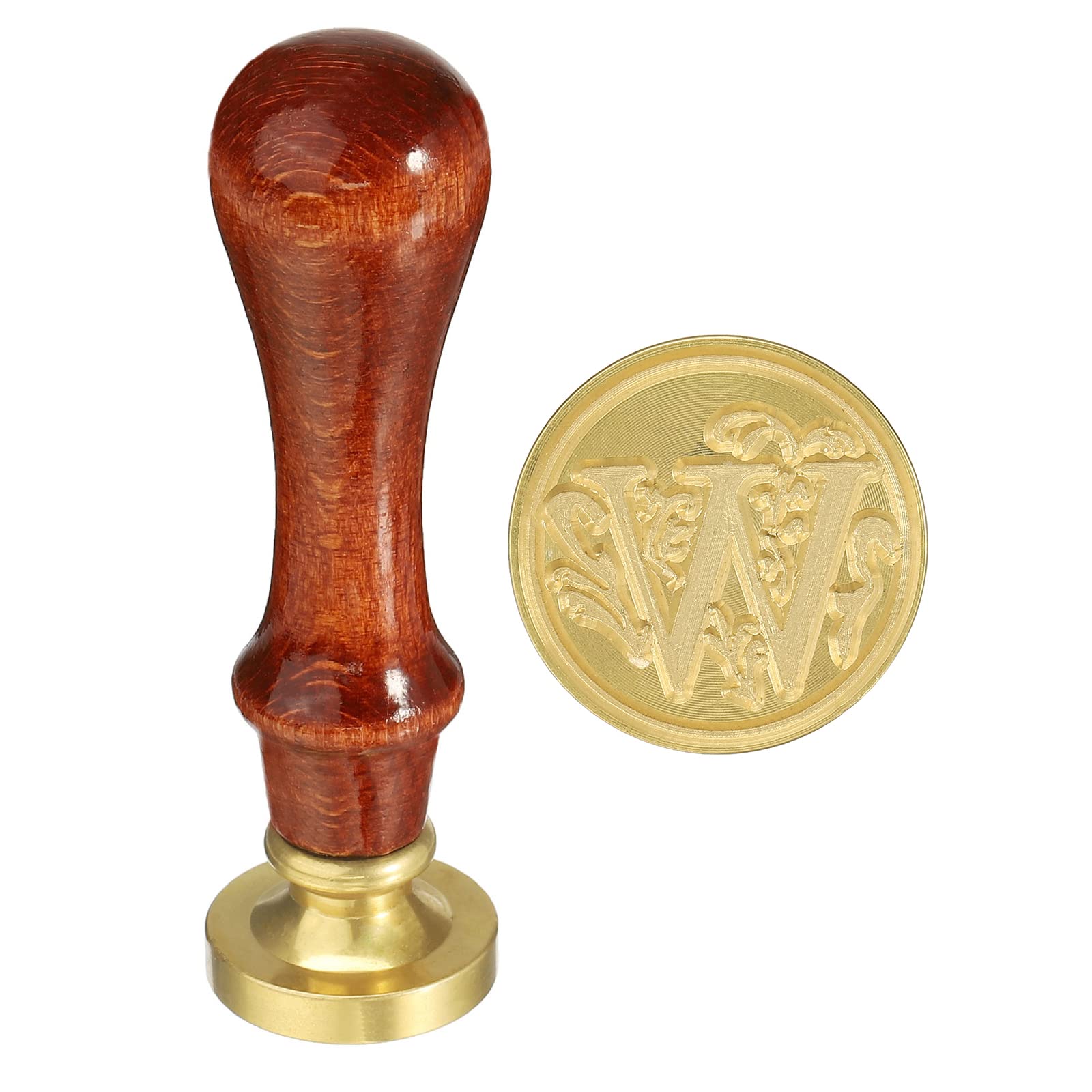 YOKIVE Alphabet Wax Seal Stamp, Letter Stamper with Removable Handle Head Decorate Postcards