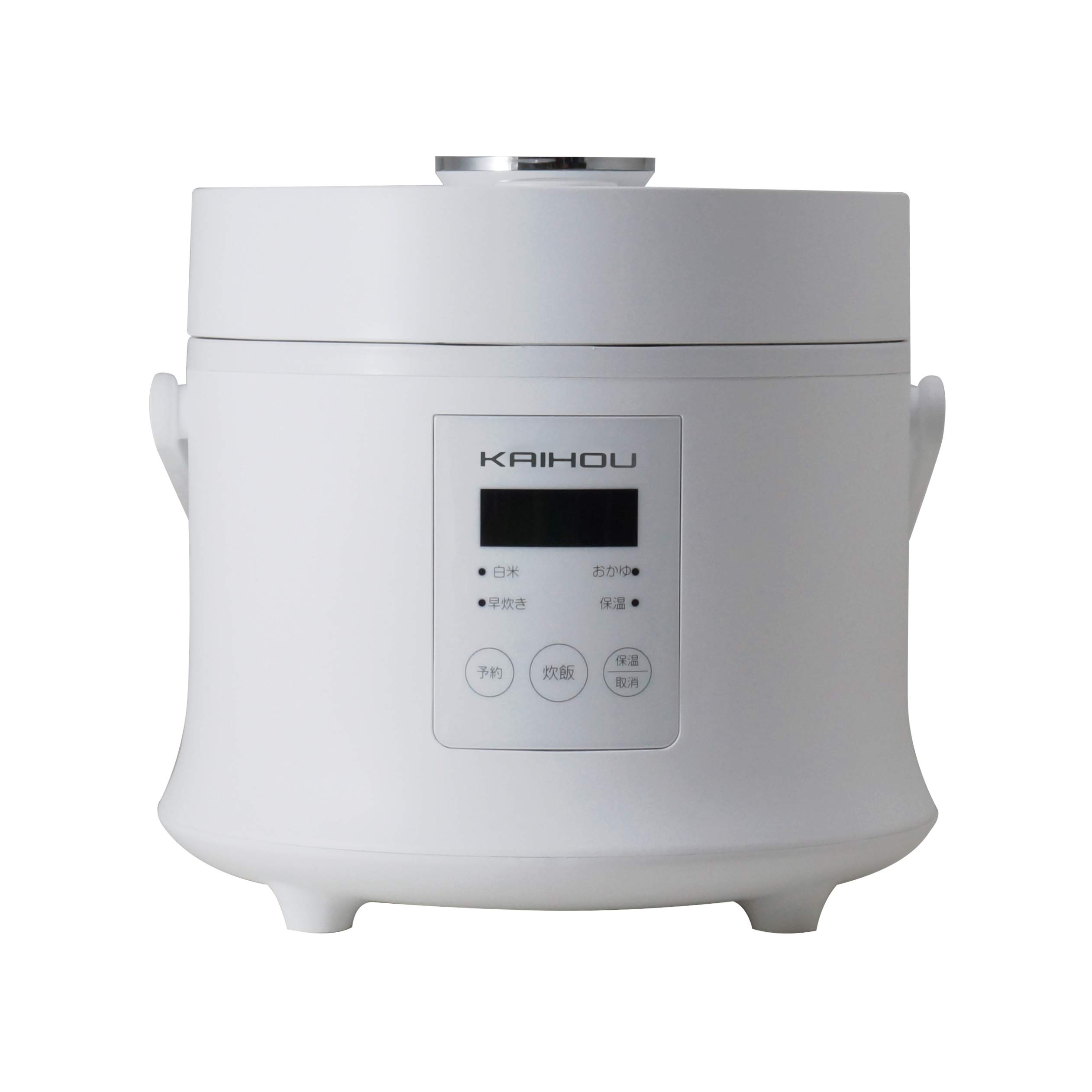 Amazon | カイホウジャパン スタイリッシュ炊飯器 3合炊き オフ
