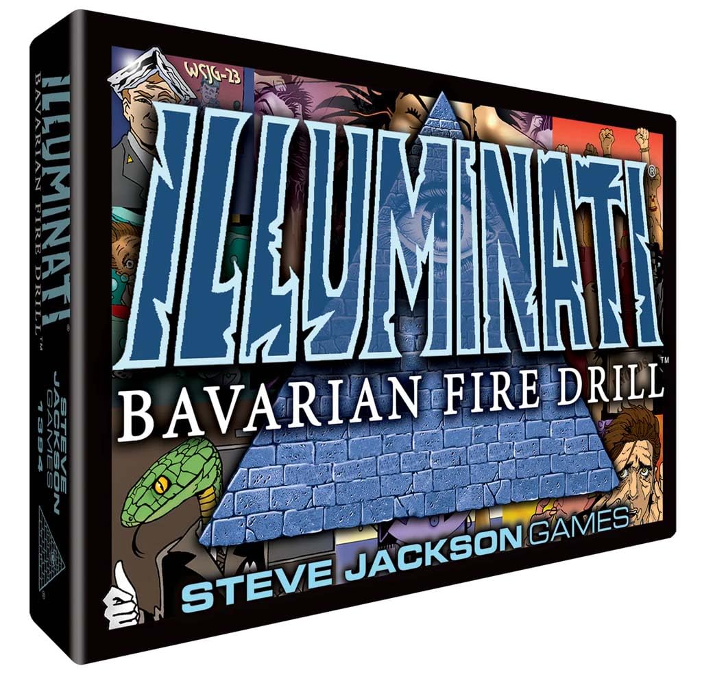 Steve Jackson Games | Illuminati: Bavarian Fire Drill Expansion | Card Game | Adds New Groups and Artifacts for a Strategic Twist | Requires Base Game | 3 to 6 Players for Ages 10 and Up | English