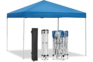 ZENY 10x10 Pop Up Instant Adjustable Shade Shelter with Carrying Bag