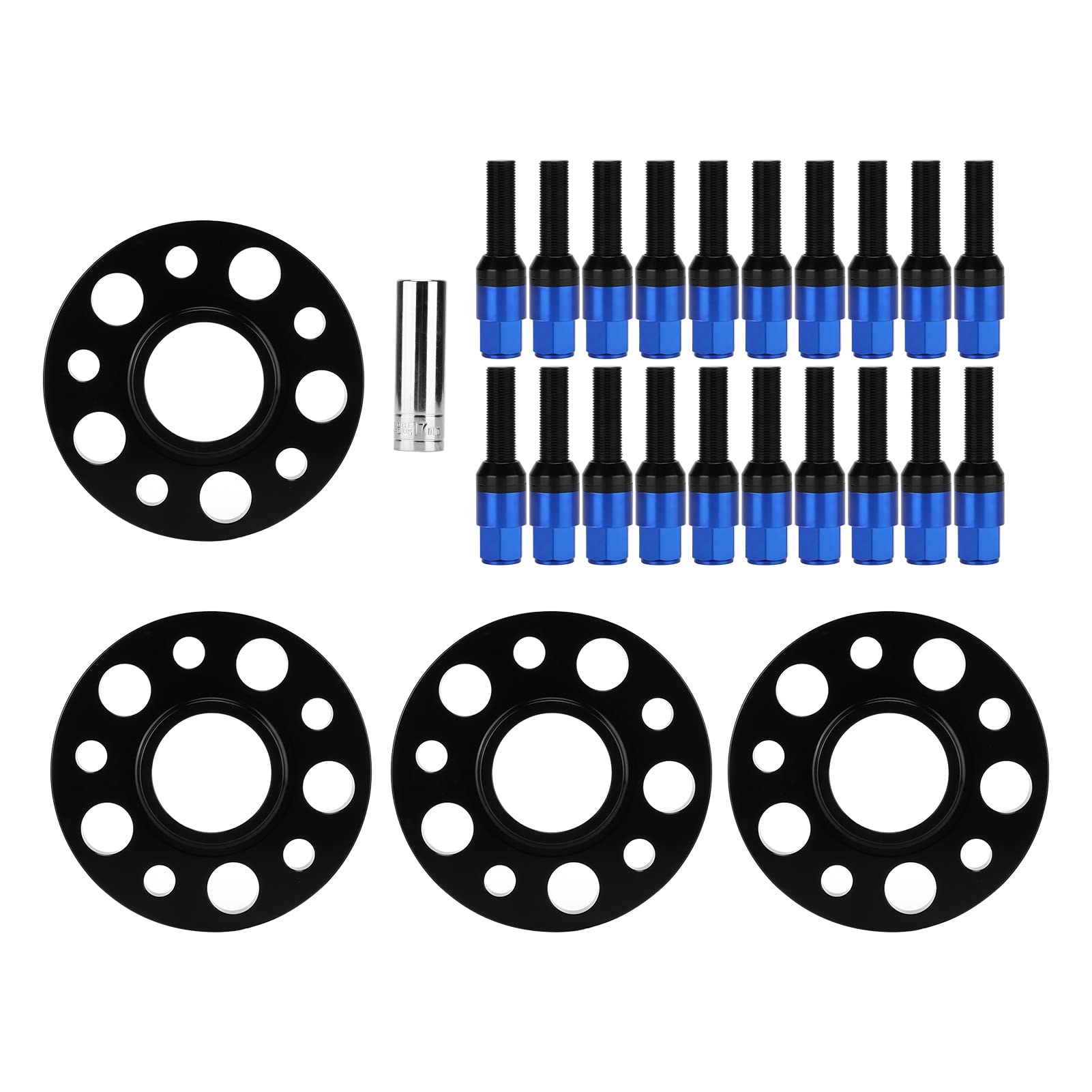 Koncentryczne Dystanse Kół 15mm do 2 Serii F45 Active Tourer (BLUE)