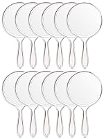 Vista 12 de OMIRO Espejo de mano, espejo de mano de doble cara, espejo de aumento 1X/3X con asa, juego de 3 (transparente)