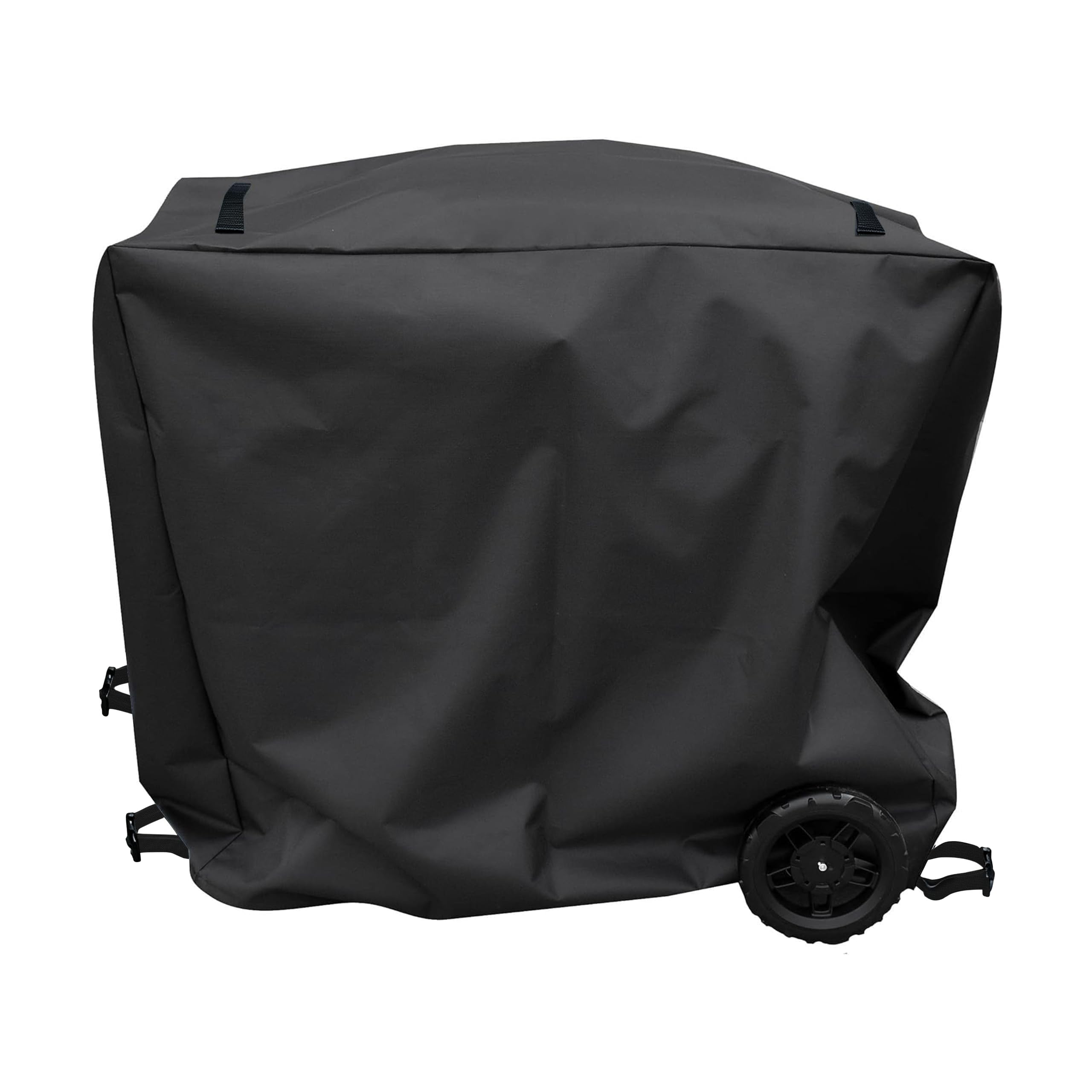 TOHONFOO Fundas Barbacoa, Cubierta de Parrilla para Weber Traveler Grill Longitud Completa Resistente Impermeable 600D Oxford Tela Cubierta Negro