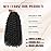 Dansama 6 Packs Passion Twist Hair Water Wave Braiding Hair for Butterfly Style Crochet Braids Bohemian Hair Extensions (12inch, 2, Economy Pack)