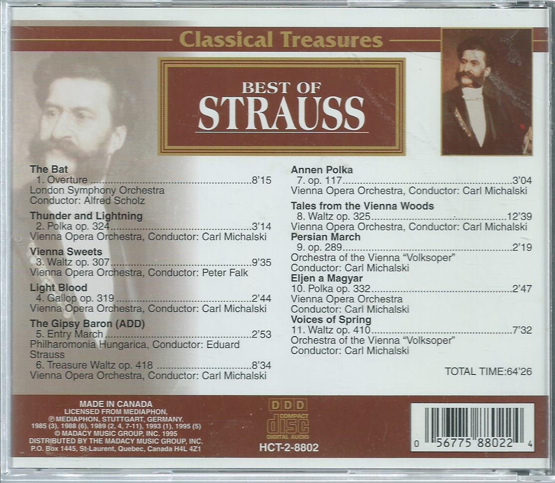 Best of [Audio CD] Strauss, J.