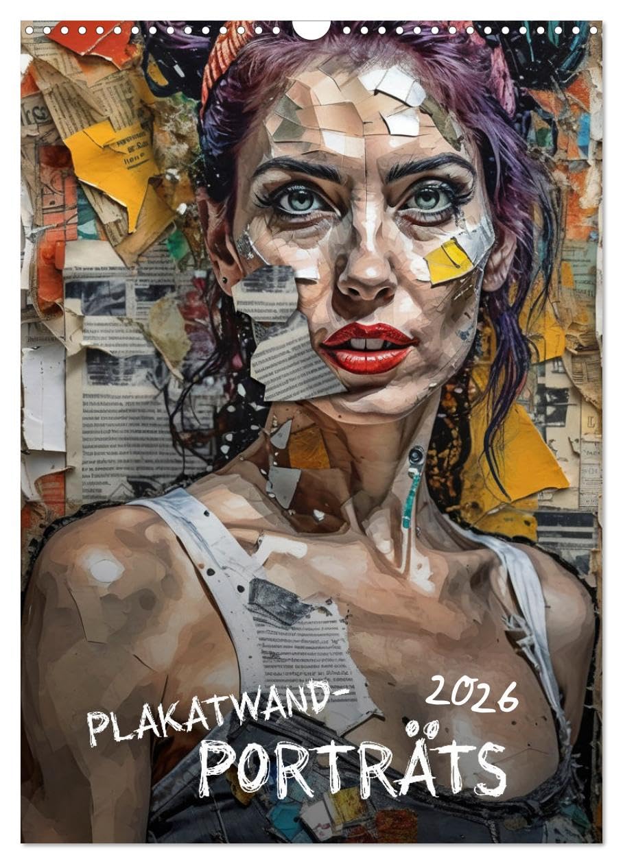 Billboard portraits UK-Version (Wall Calendar 2026 DIN A3 Portrait), CALVENDO 12 Month Wall Calendar — image 1