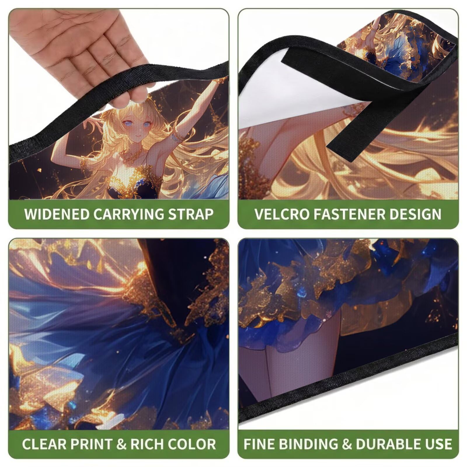 Couverture Pique Nique Grande 200x300cm,Outdoor Couverture Imperméable,Pliable Tapis de Plage Dos en PVC,Picnic Blanket pour Camping Accessoires,Jardin,Parc,Famille - Belle Fille,Princesse UZ-648