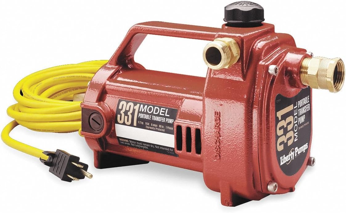 331 1/2-Horse Power Portable Transfer Pump, Aluminum