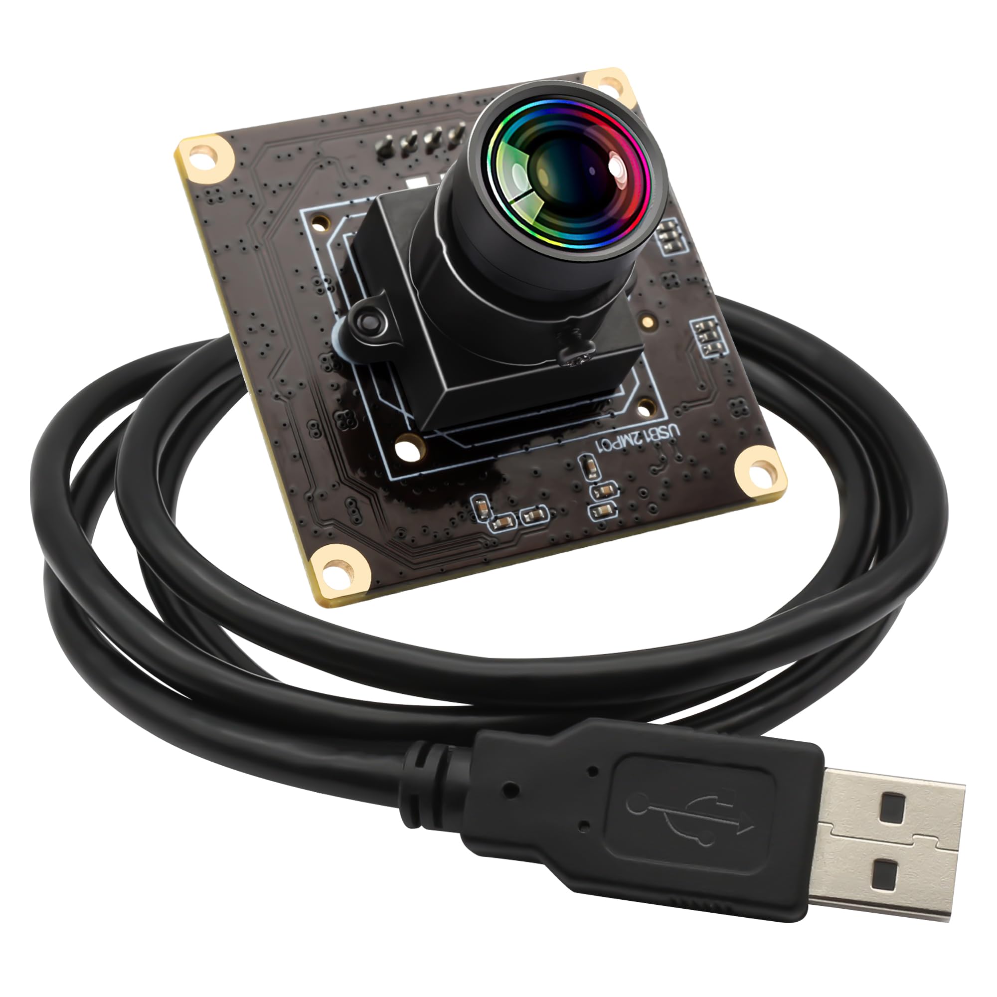 Global Shutter USB Camera Module Wide Angle 720P 60FPS USB Webcam Board For Computer Mini UVC USB2.0 PC Camera High Speed USB With Camera HD Video Industrial Lightburn Camera For Laptop - View #4