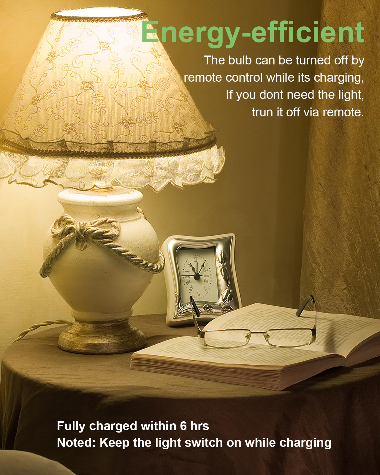 LOTOFIT Rechargeable Emergency Light Bulbs with Remote, 3000K Soft White, Timer, AC/DC Modes, 2 Pack 60 Watt Equivalent A21 Standard Light Bulbs 800 Lumen