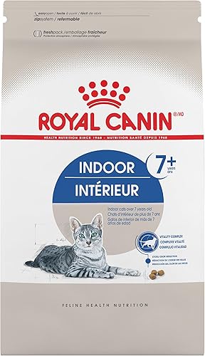 Royal Canin Feline Health Nutrition Indoor 7+ Mature Dry Cat Food, 5.5 lb Bag