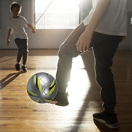 Miniatura 6 de Low Bounce Futsal Ball Size 4, Professional Indoor Soccer Ball with Reinforced Stitching & TPU Cover for Training, Games, Competition - Durable