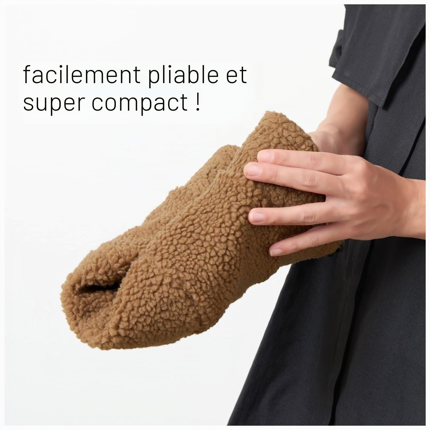 Bucket Hat Bob Homme Hiver - Chapeau Fourrure Femme en Peluche Teddy Chapeau De Pecheur Casquette Moumoute Chimio Coton Bio Faux Sherpa Chaud Pliable
