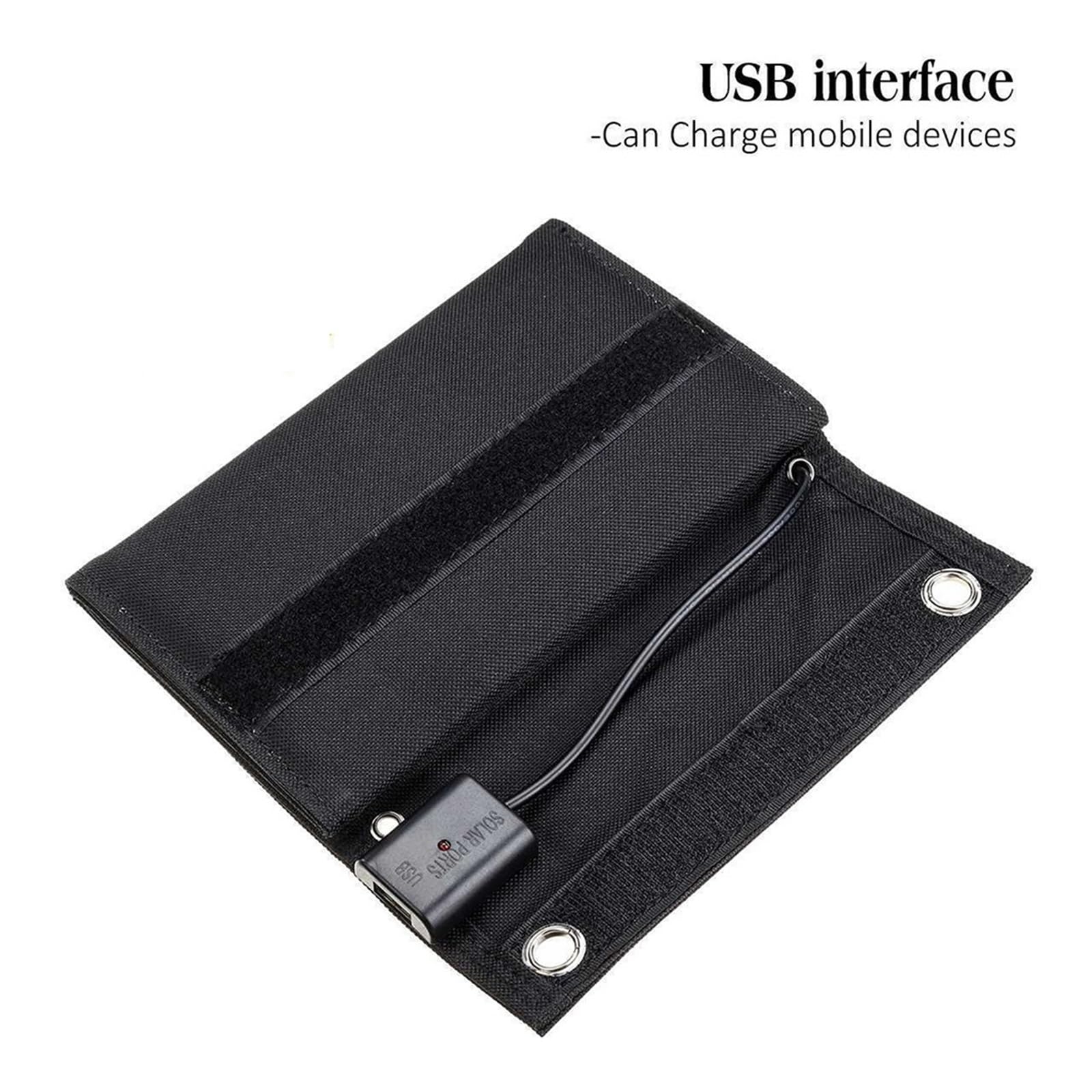 Składany Panel Słoneczny, Panel Fotowoltaiczny Z Ogniwem Słonecznym I Systemem Ładowania USB,do domu, na kemping