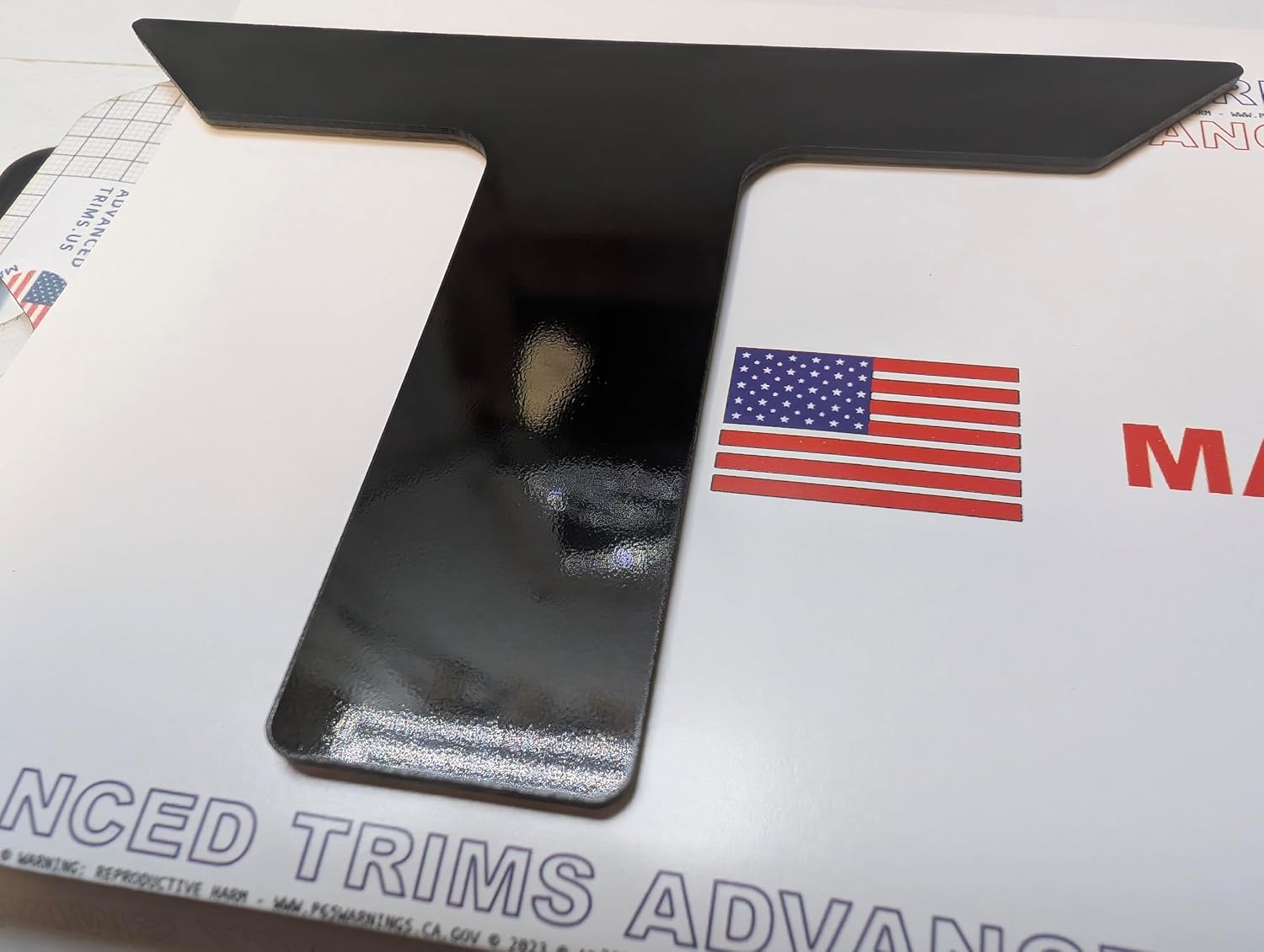 Tailgate Raised Plastic Letters Inserts Compatible with Tundra 2022-2025 in Gloss Black