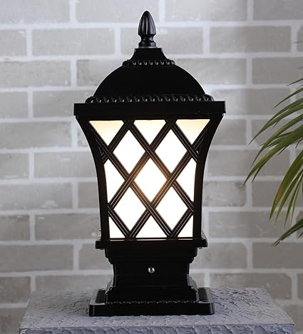 ZOREZA - Gate Light for Home Gate Lamp Enhance Your Gate Lights for Outdoor Decor with Gate Lamps for Outdoor Black Aluminium Die Cast Gate Light - Stylish and Durable Lighting (4)
