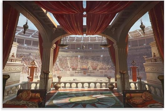 AAHARYA Vintage Poster Roman Empire Colosseum Room Decor Aesthetic Canvas Printed Painting 3 Canvas Painting Wall Art Poster for Bedroom Living Room Decor 24x36inch60x90cm Unframe-style