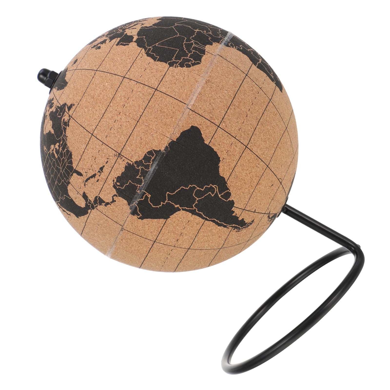 Globo Terráqueo Herramienta Educativa y Material Sintético de Escritorio Soporte Resistente Adecuado para Decoración de Oficina y Exploradores Infantiles