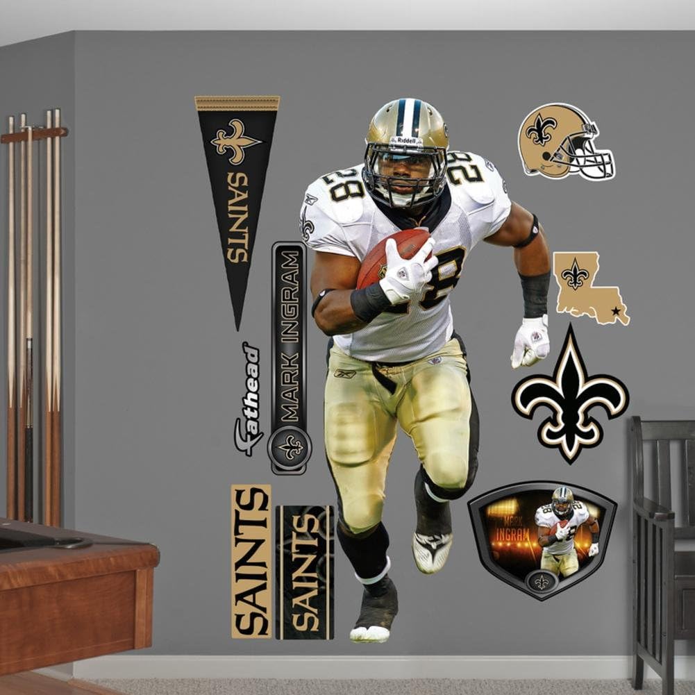 FH1220750 NFL Mark Ingram Vinyl Wall Graphic Decal Sticker