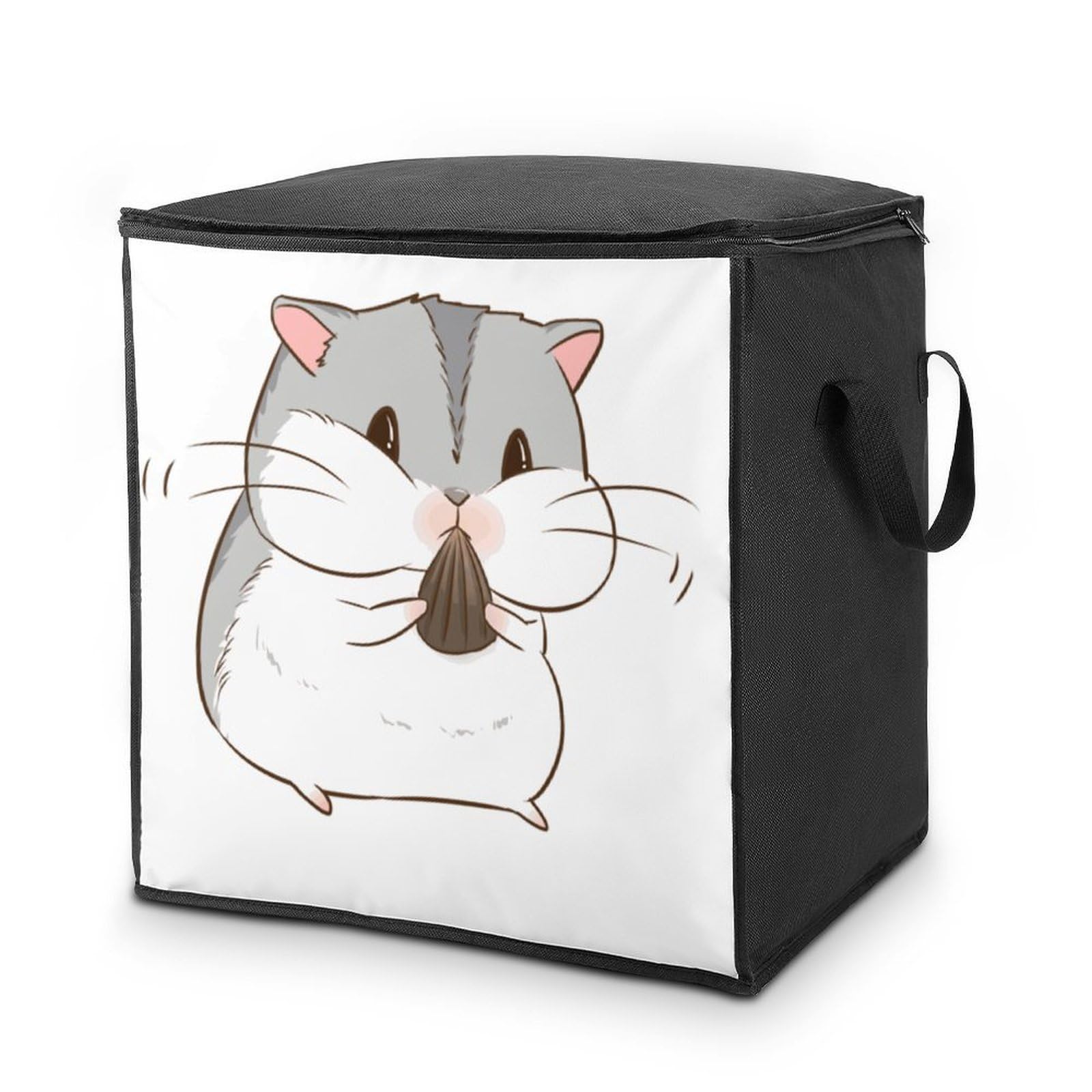 Wlntrophic 70L Storage Bags, Hamster Storage Box with Lid Zipper And Handles, Clothes Bags for Quilt, Blankets, Bedding