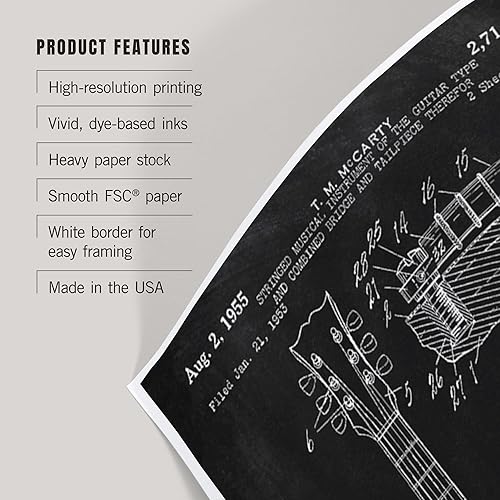 Miniatura 3 de pizarrón patente  Guitarra